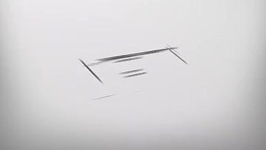 素描建筑涂鸦风格三维Logo动画视频的预览图